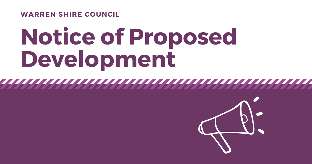 Notice of Proposed Development - Post Image